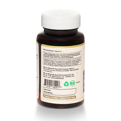 Close-up of Glucostat label highlighting quality sourcing and potency promises.