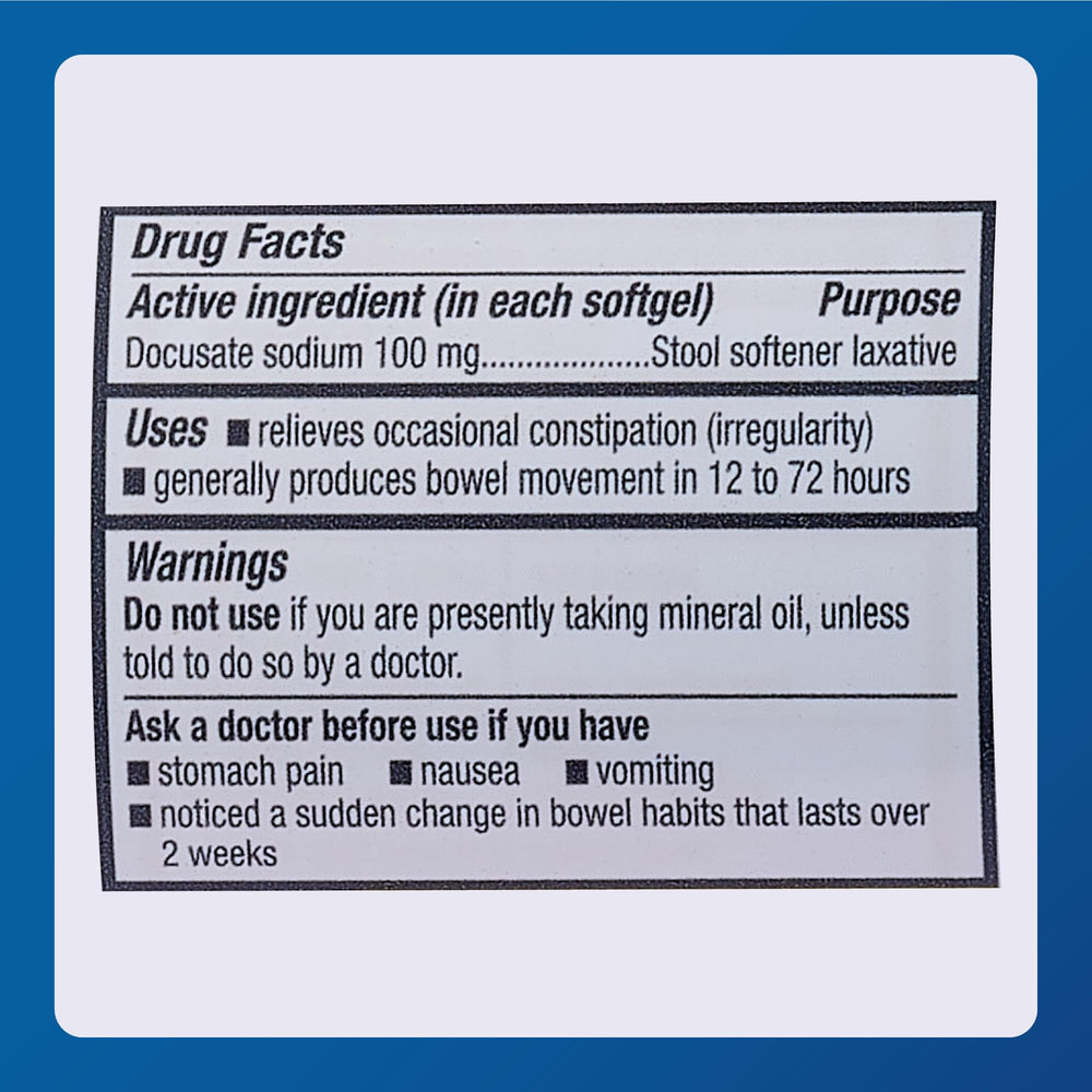 MAJOR softgels on shelf, discreet and travel-friendly packaging for families.