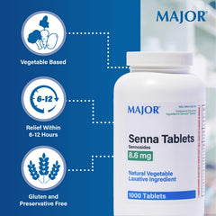MAJOR Senna 1000-count four-pack box on shelf for value