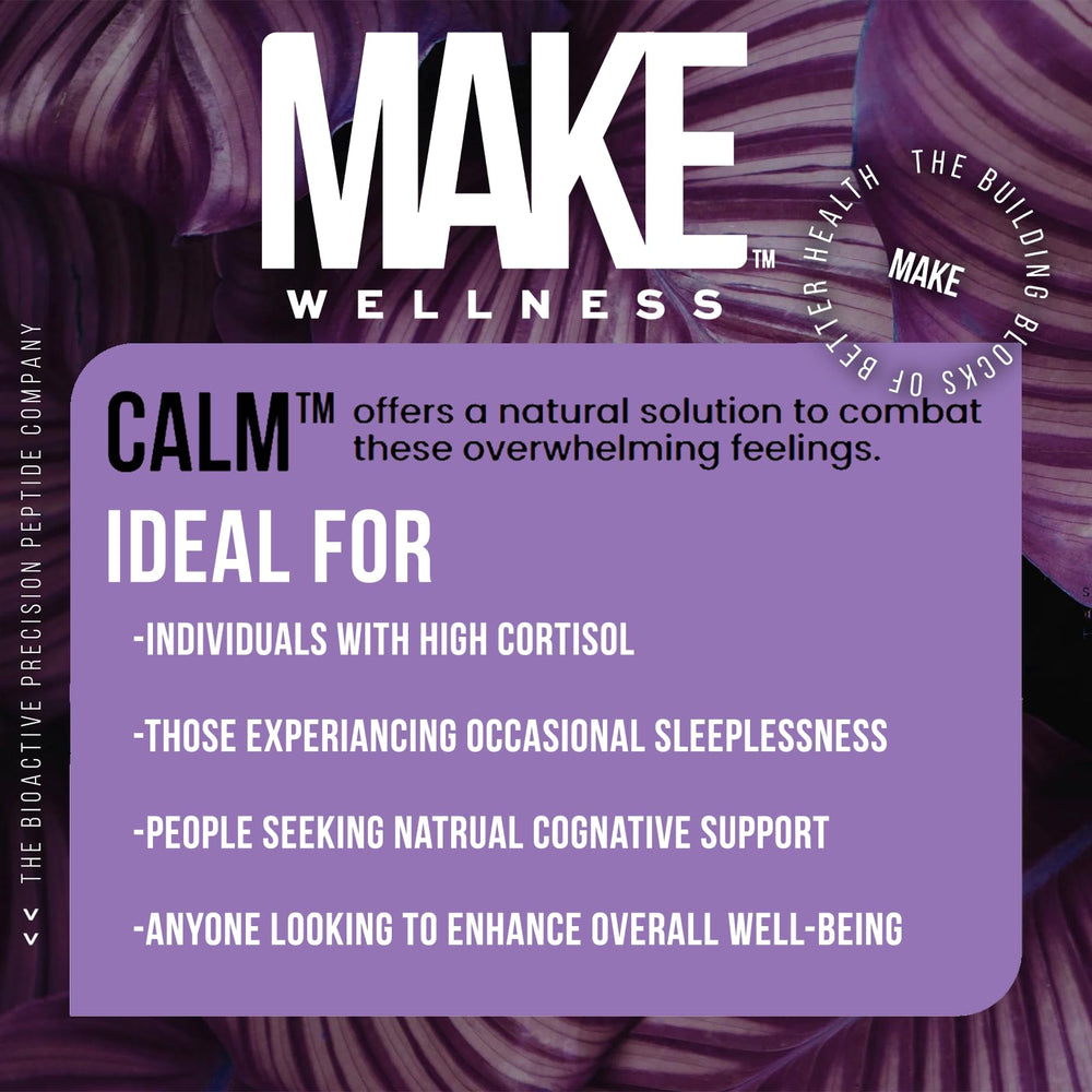 Make Wellness CALM travel pack fits desk or bag.