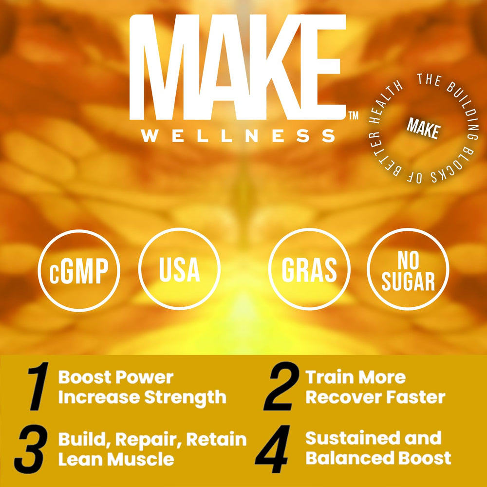 Make Wellness FIT Peptides bottle highlighting Vitamin D3 and Magnesium Glycinate for metabolic support.