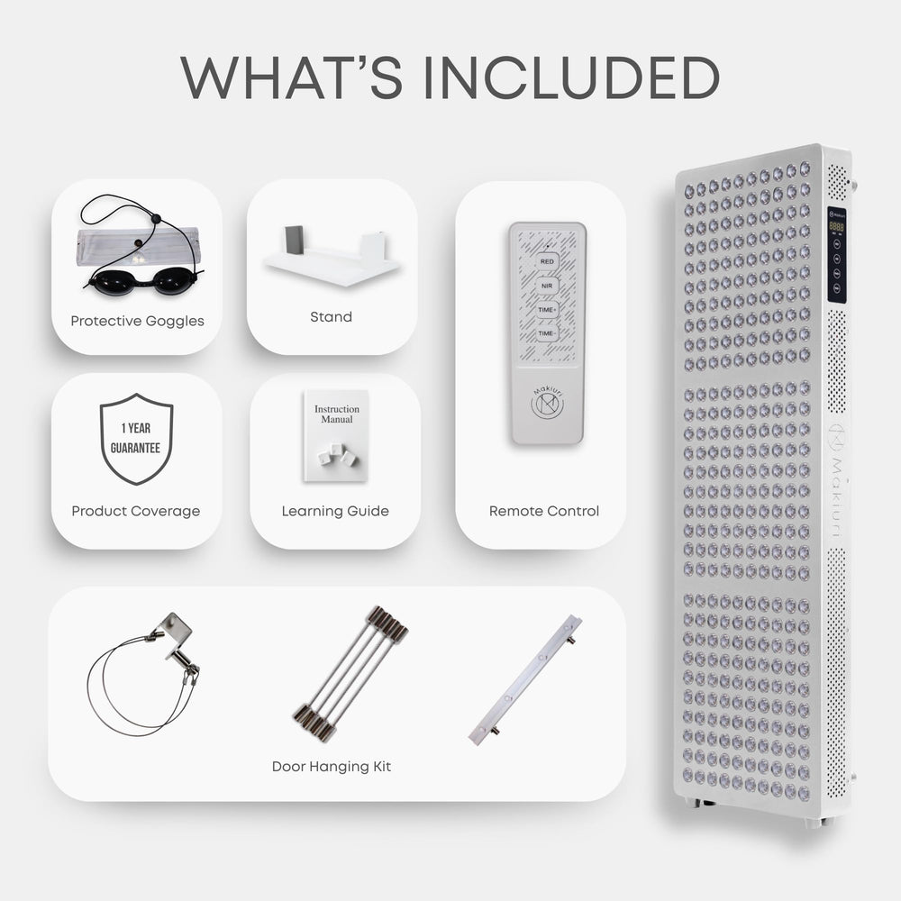 Makiuri Neptune with goggles included for eye protection during therapy