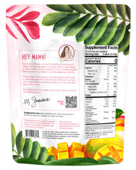 Third-party tested badge and gluten-free label on pack.