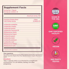 USA GMP facility badge indicates clean manufacturing standards