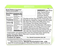 Manda Wellness Super Food sachets, convenient daily servings for digestion.