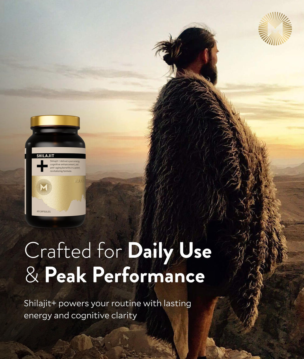 Manna Vitality Shilajit+ Himalayan origin emphasizes purity for energy support