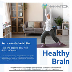 Retail display featuring Mannatech Eye Care on wellness shelves.