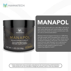 Serving scoop of Manapol powder to mix with water