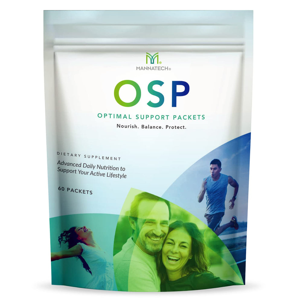 Mannatech OSP daily pack front view for convenient daily nutrition support.