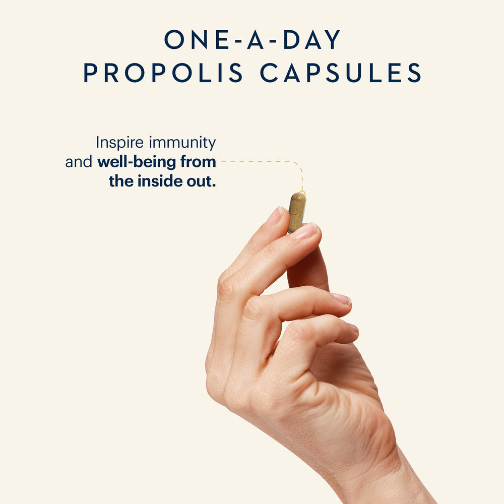 Manuka Health BIO30 Propolis capsules for daily immune wellness.