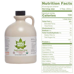 Maple Valley Master Cleanse kit bottle label closeup emphasizes organic quality