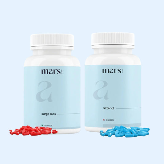 Mars by GHC Power Play bottle with capsules for daily mood support.
