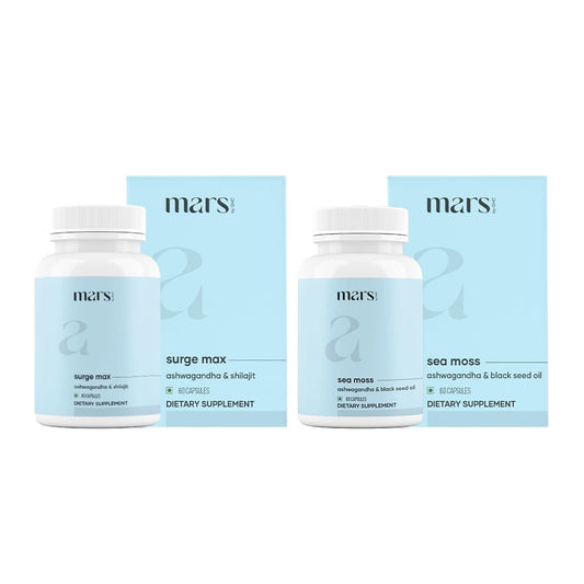 Mars by GHC Power Surge Max bottle front showing energy-boosting vitality