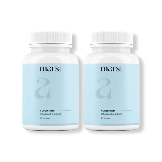 Mars GHC Surgemax pack of 2 capsules for daily energy and vitality.