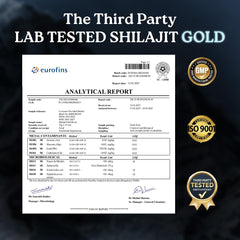Mars Shilajit Gold resin spoon application demonstrates simple daily use.