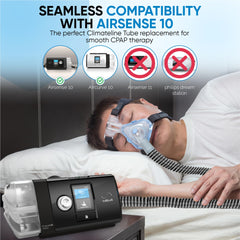 Mars Wellness CPAP heating tube compatible with AirCurve 10 for reliable connections