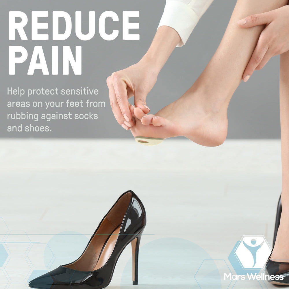 Mars Wellness felt pad cut-to-fit design adapts to different feet and shoes