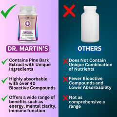 Navitol capsules closeup by Martin Clinic for focus support