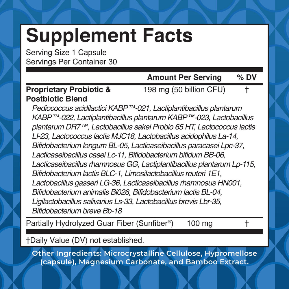 MaryRuth's 3-in-1 capsules ready for daily digestive support.
