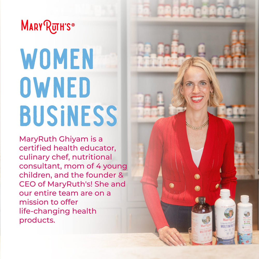 MaryRuth’s ingredients list signals plant-based support.