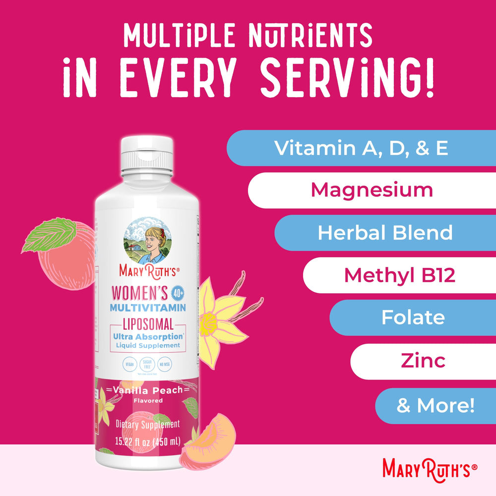MaryRuth’s packaging shows Clean Label Project verification and vegan formulation.