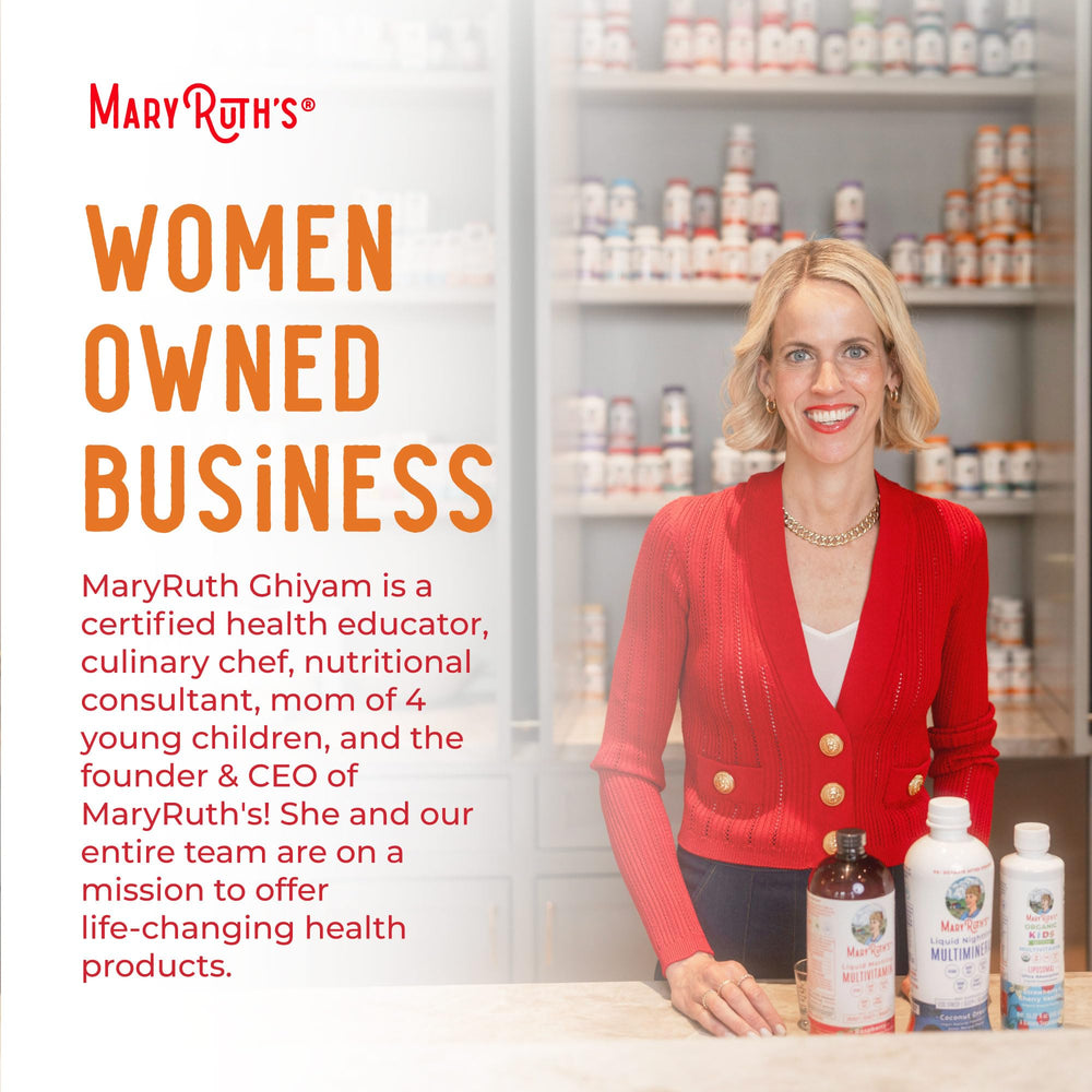 60-count bottle of MaryRuth's Calcium Gummies for daily routines