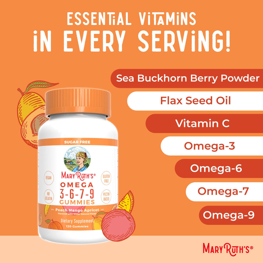 MaryRuth's dairy-free, nut-free, gluten-free, soy-free gummies for diverse diets.