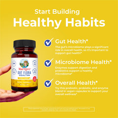 Ingredient panel close-up on MaryRuth's Gut Flora Health+ Enzymes