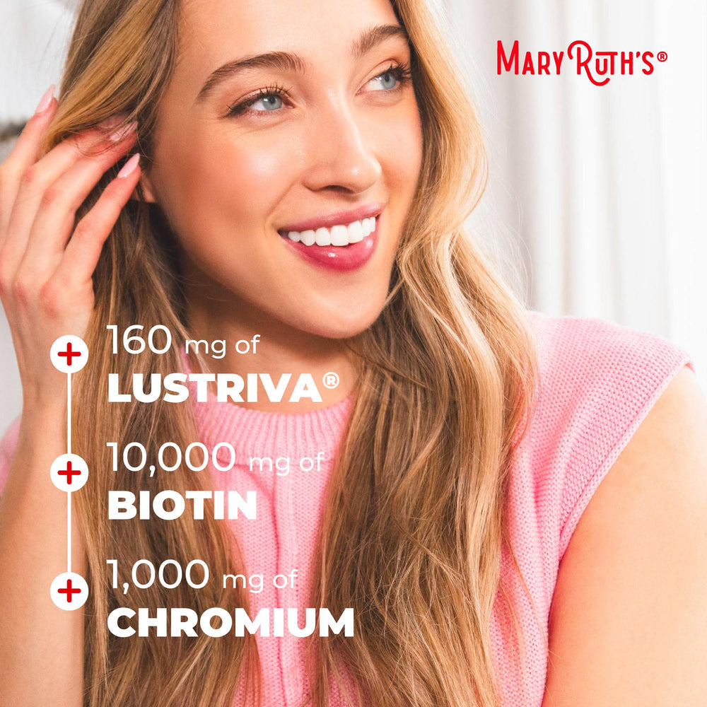MARYRUTH'S liquid multivitamin with vegan-gluten-free badge – clean labels for dietary needs.