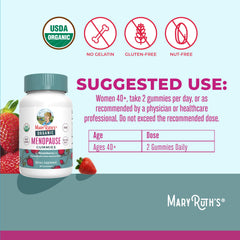 Dispensing a gummy from the MaryRuth's jar highlights easy, chewable daily dosing.