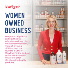 30 servings per bottle graphic supports an easy monthly routine