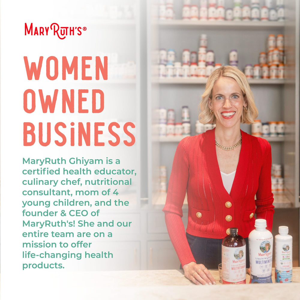 MaryRuth's Toddler Multivitamin Gummies packaging hero shot for family-friendly nutrition.