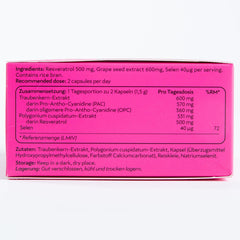 MASI Resveratrol packaging scene demonstrates simple, portable daily dosing.