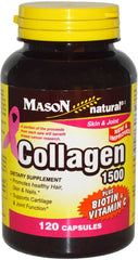 Mason Natural Collagen bottle in daily routine setting for hair and joints.