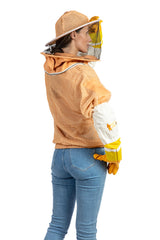 Massive Bee Store jacket with double-stitched pockets for tools on hive days