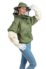 Massive Bee Store elasticated forearms and ankles for secure seals.