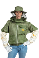 Massive Bee Store jacket with elasticated forearms and ankles for a secure seal.