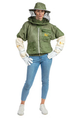 Massive Bee Store jacket with heavy-duty brass zippers for rugged field use