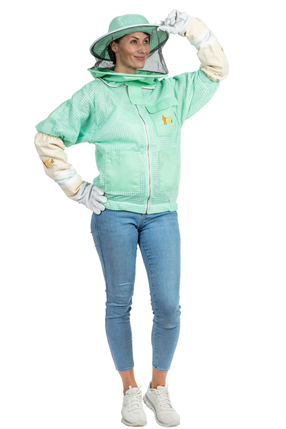 Massive Bee Store heavy-duty brass zippers resist wear in apiaries