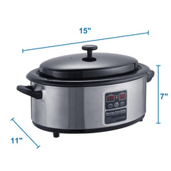 Master Massage temperature display enables quick, accurate heat management.