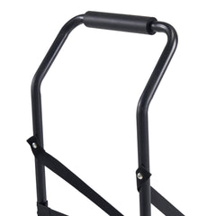 Master Massage foldable cart folds neatly for compact storage.