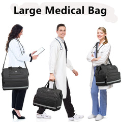 MATEIN medical bag adjustable shoulder strap ensures comfortable carrying.