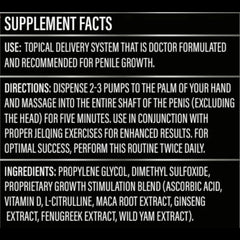 Matrix Vibes enlargement topical endurance-focused application for workouts.