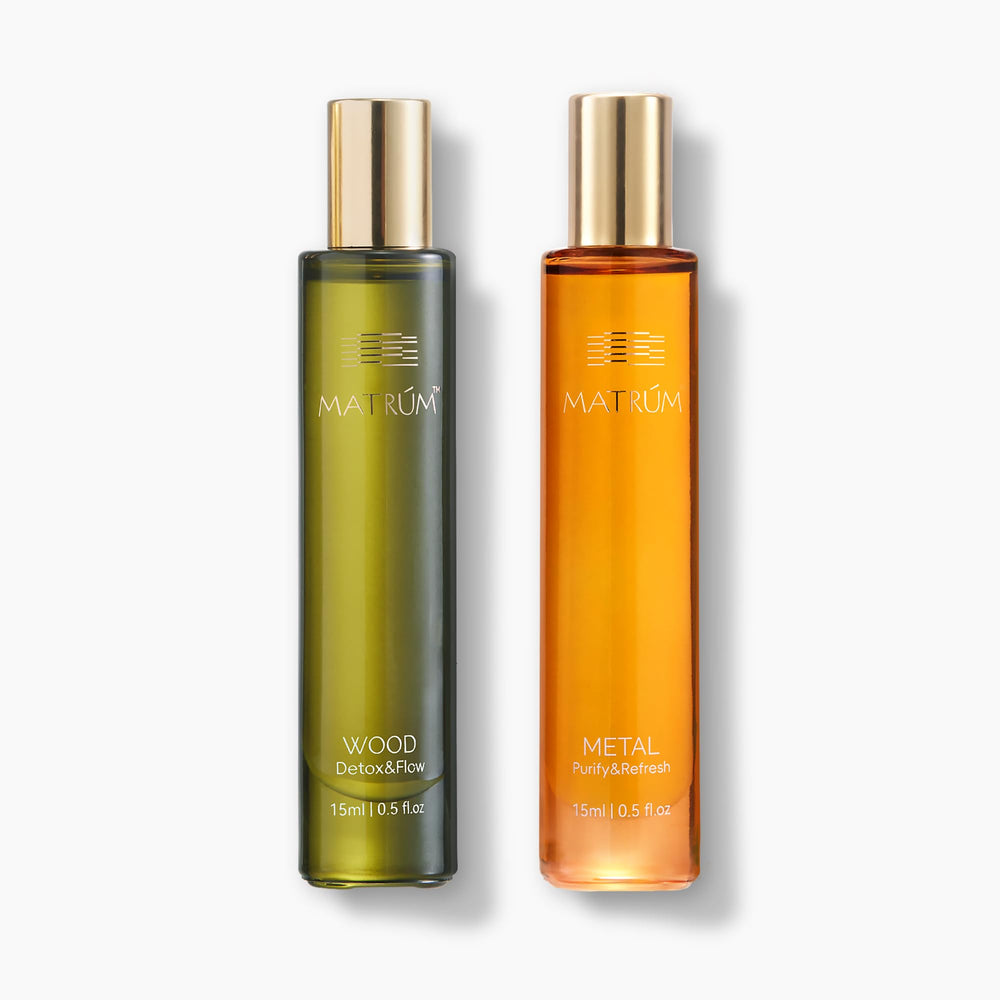 MATRÚM Refresh and Revive roll-on bottle for tired legs with a cooling, energizing scent.