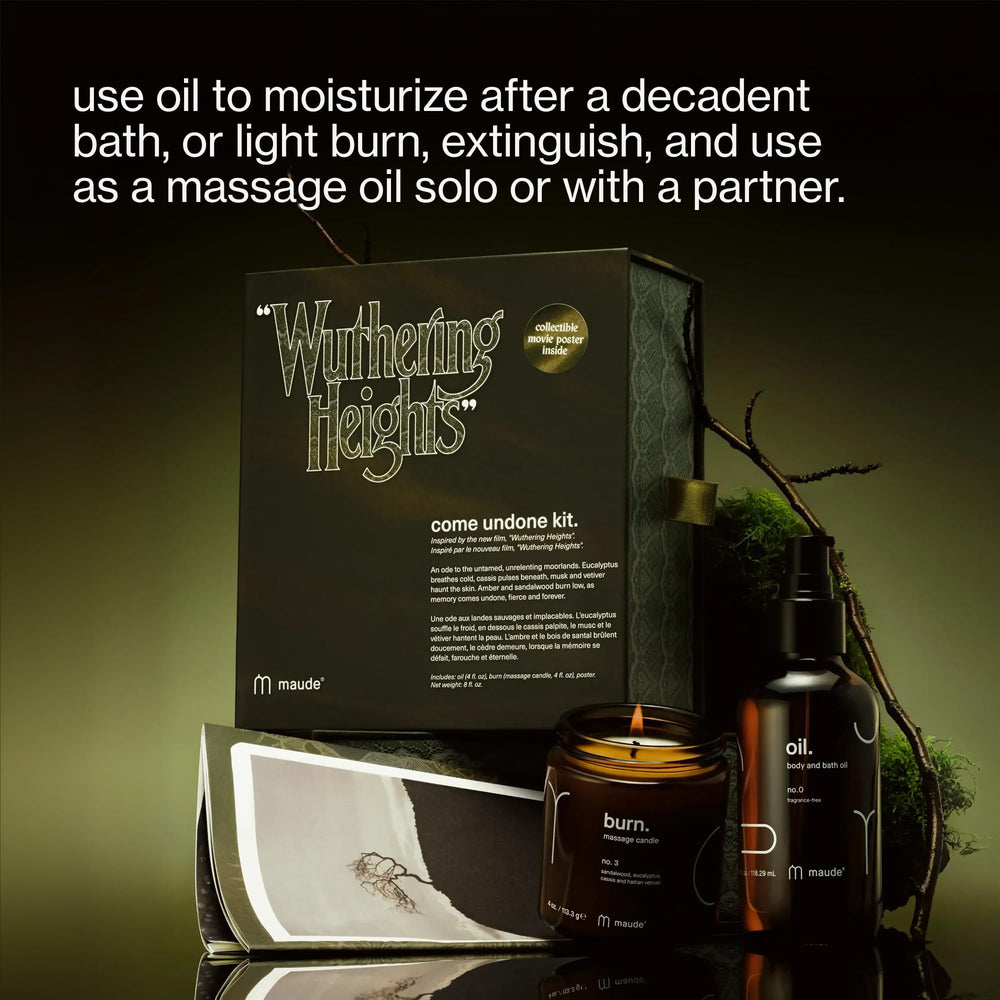 MAUDE Oil No.0 on skin, light hydration and daily nourishment.