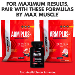 Max Muscle Maxpro Elite cafe latte powder ready for a satisfying shake