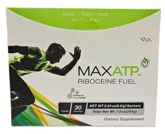 MaxATP bottle with RiboCeine fuel promoting cellular ATP production
