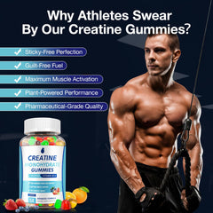 MaxHemp Creatine Gummies resealable bottle preserves freshness