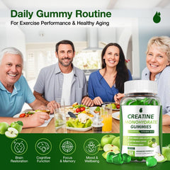 Gummies in a gym bag illustrating on-the-go creatine for training sessions
