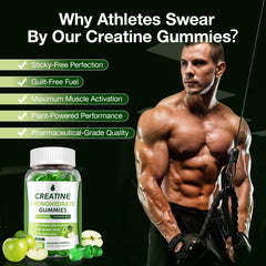 Soft texture of MaxHemp Creatine Gummies emphasizes easy digestion